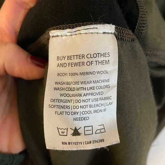 Ibex Men’s XL Woolies 1/4 Zip - Picture 4 of 4